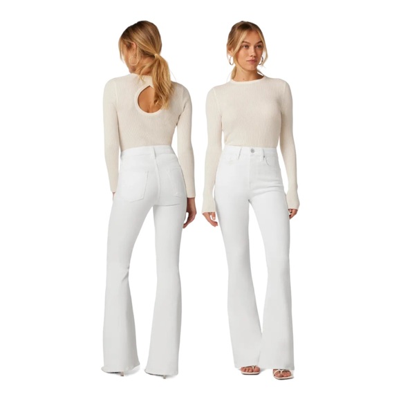 Hudson Jeans Denim - Hudson Jeans Holly High Waist Flare Jeans New With Tags size 27 White